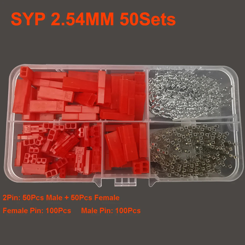 19 Type JST Box SH1.0/MX1.25/PH2.0/XH2.54/VH3.96/SM2.54/SYP Pitch Connector Terminal Kit  SMD/Straight/Right Angle Type DIY