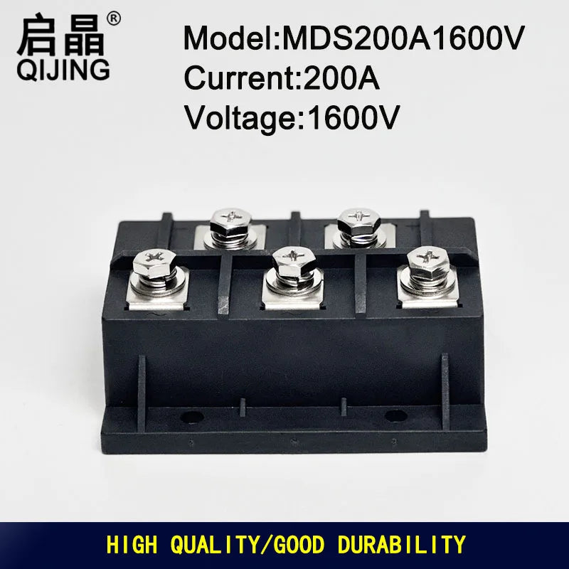 New Three-Phases Rectifier Bridge MDS200A1600V Copper Baes Plate Rectifier Module MDS200A