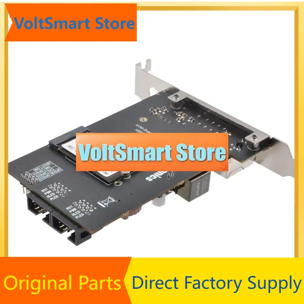 VoltSSupTronics Raspberry Pi Based IPKVM PCI Card KVM Over IP PIKVM X655 - POE HDMI Pass-through