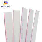 2/6/10 meter 1.27mm Gray Flat Ribbon Cable Wire 6/8/10/12/14/16/18/20/24/26/30/34/40P UL2651 300V for 2.54mm IDC Connector