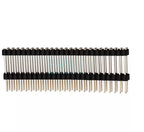 10pcs/100pcs 2.54mm 2x15P/25P/40P L30mm SMD Breakable Male Pin Header Dual Row Double Plastic Rohs Gold SMT PCB Board Spacer