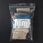 300PCS Metal Film Resistor Set 1/2W 1W 30 Values 0.1R~750R 1K~820K High Precision 1% Assortment Kit for Electronics Repair
