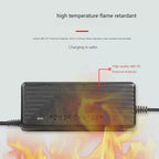 12.6V 5A 6A 18650 Lithium Battery Charger for 21V 3A 4A with Cooling Fan Li-ion Battery Fast Charging Charger Double Line DC 5.5