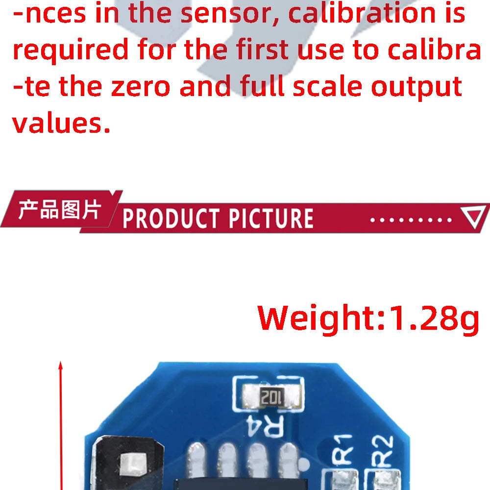 XGZP040 Air Pressure Sensor Module: 0-40KPA (Air/Water Pressure, Level & Depth) – Compatible for Arduino