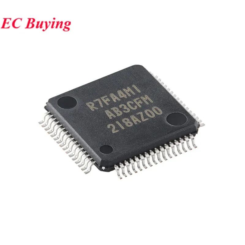 5Pcs/1pc R7FA4M1AB3CFM # AA0 R7FA4M1 R7FA4M1AB3CFM#AA0 LQFP-64 48MHz ARM Cortex®-M4 Microcontroller Chip IC