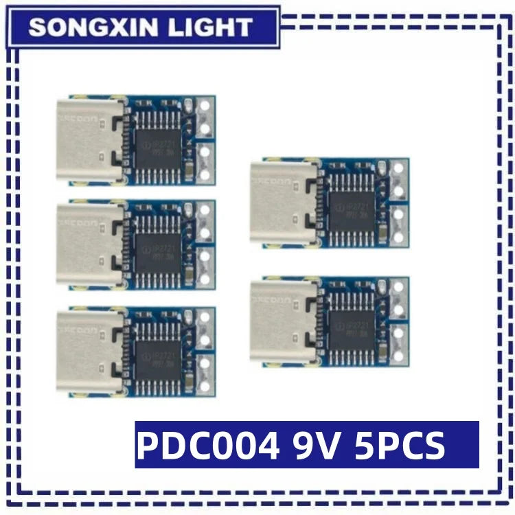 Type-C PD decoy module PD2.0 PD3.0 to DC DC trigger extension cable QC4 charger 9V 12V 15V 20V Fast Quick Charger PDC004
