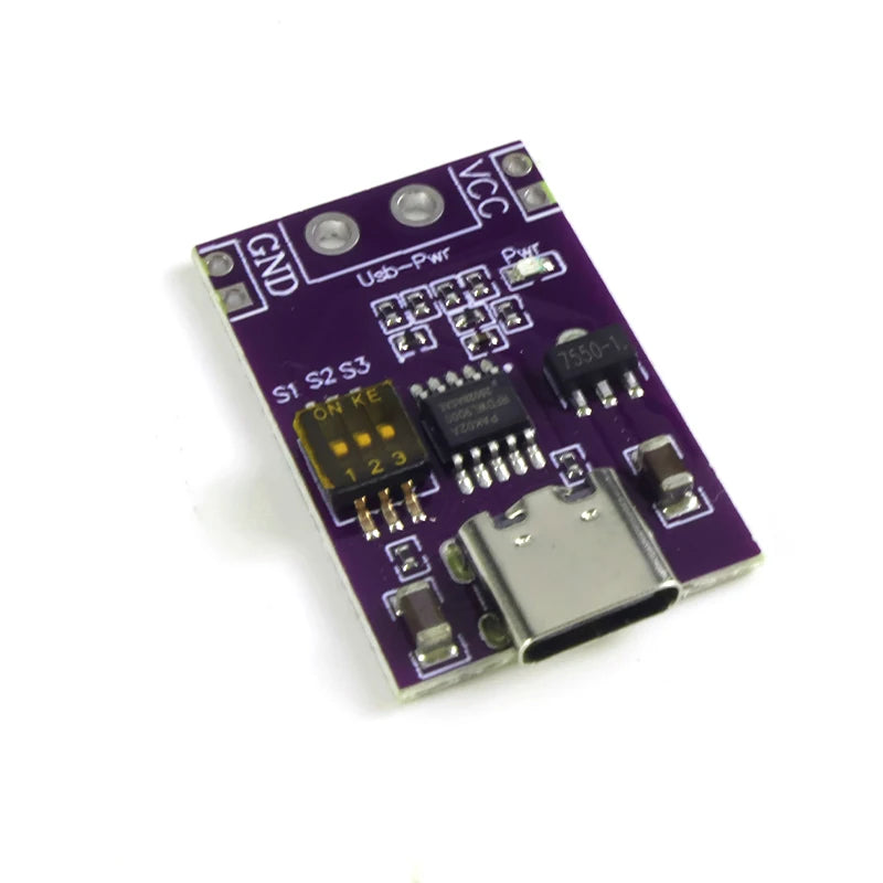 PD QC AFC Trigger Module 5V 9V 12V 15V 20V Fixed Voltage Output USB-C Fast Charging Tester for Arduino Power Bank Mobile DIY