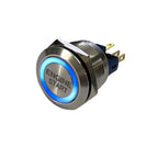 19mm 22mm 25mm 30mm Laser 'ENGINE START STOP' Engine Button ON OFF Ring Illuminated Momentary Push Button Switch+CE+RoHS