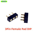 5 Pcs SMD Spring Loaded Pin Pogo Connector 2 3 4 5 6 7 8 10 Position Battery Contact 7.0mm Height 2.54 Grid Pad Modular Header