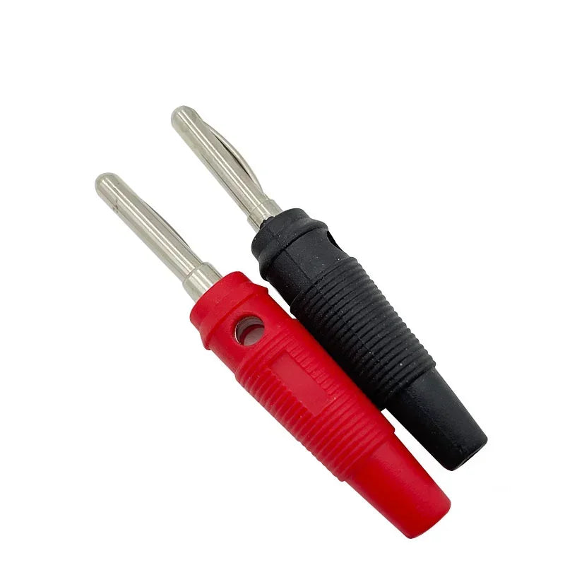 5/20Pcs 4mm Banana Plug High Current Screw Connection Stackable Connector with Insulated Shell Shrouded