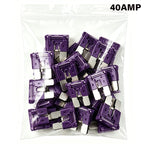 AGASHE 1‑40AWG Inline Blade Fuse Holder 30PCS Blade Fuse Kit Auto RV Truck Boat Marine Vehicle Circuit Protection Replacement