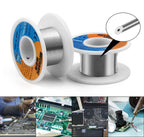 MECHANIC HX-T100 55g Mild Rosin Core 183℃ Melting Point 0.2mm-1.2mm High Purity Solder Wire Welding Flux 1-3% Iron Cable Reel