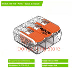 Wago wiring terminal 221-412 221-412 221-413 221-415 221-612 221-613 221-615 221-2411 Original  Wiring connector 20PCS/LOT