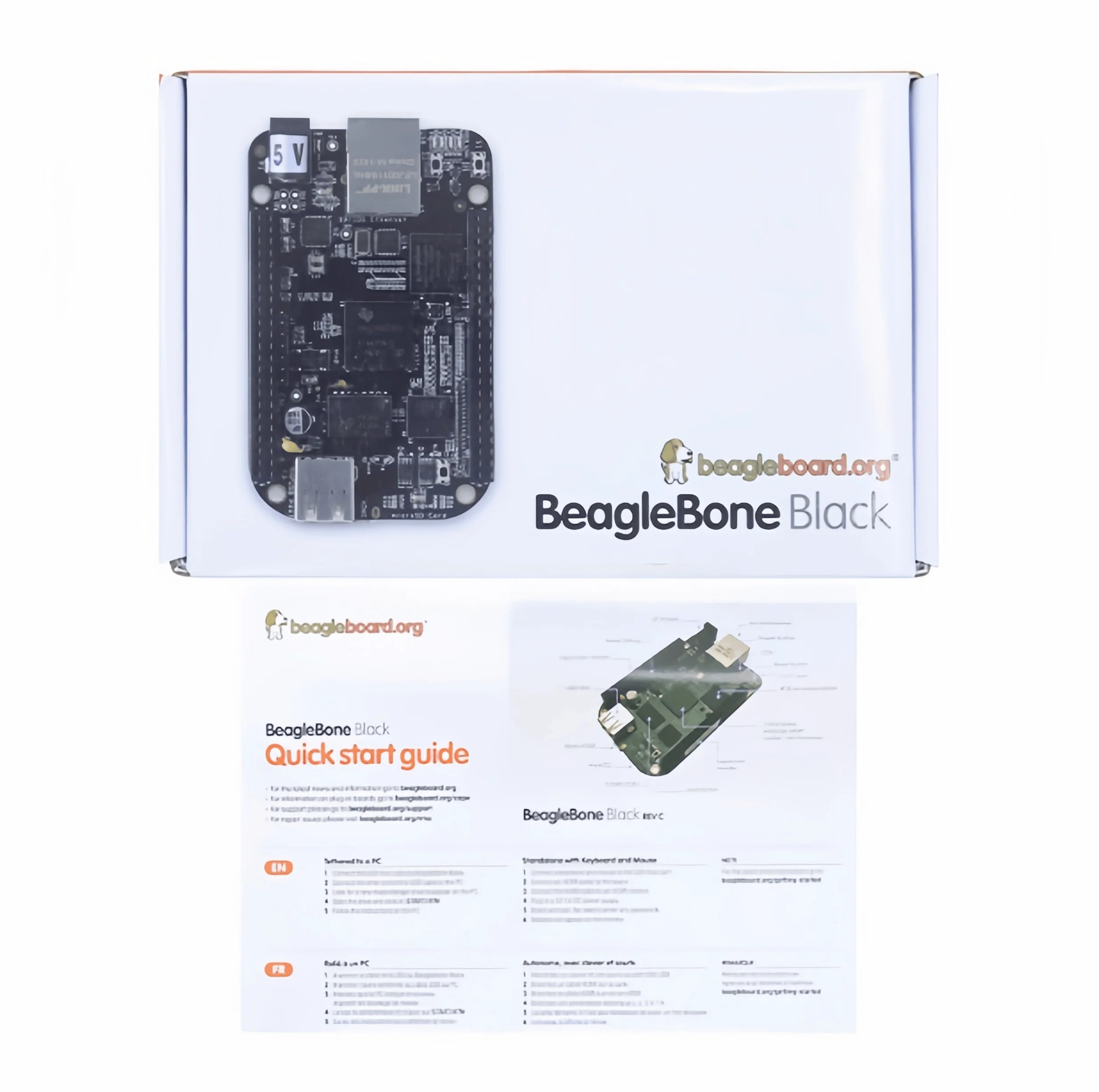 BeagleBone Black AM3358 Sitara ARM Cortex-A8 Processor 4GB Onboard eMMC Linux Single Board Computer for Embedded SBC Dev