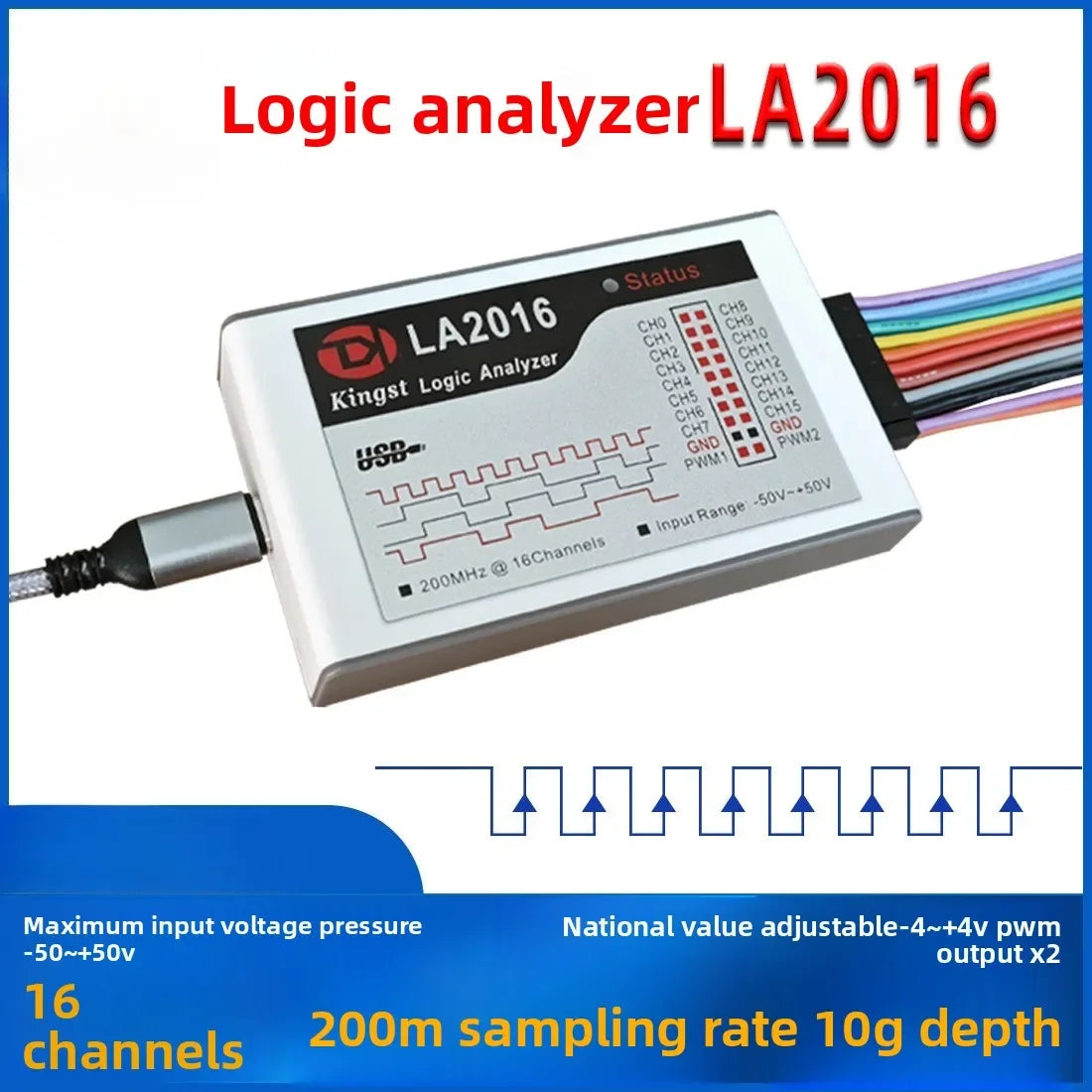 Stable Logic Analyzer LA1010 LA2016 LA5016 LA5032 Protocol Analysis Multilingual Switching 007