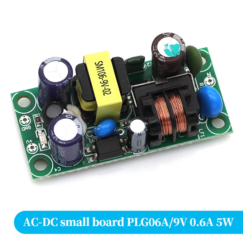 1-10Pcs AC-DC Power Supply Module AC 110V 220v to DC 3.3V 5V 9V 12V 15V 24V Isolated Switching Power Supply Board PLG06A-12