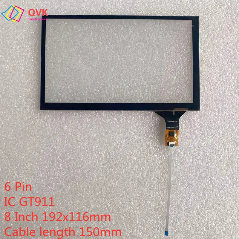 QVK 6.2/7/8/9 Inch GT911 Capacitive Universal Digitizer For Car DVD GPS Navigation Multimedia Touchscreen Panel JR-005-GT911