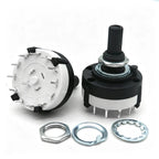 20PCS RS16 RS26 Selectable Band Rotary Channel Selector Switch Single Deck Rotary Switch Band Selector 1P12T 2P6T 3P4T 4P3T 1P5T