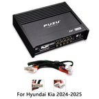PUZU PZ-X4800S 6core 32bit 8CH With Power Car Audio DSP Digital Signal Processor Built In Amplifier 8X150W Support BT5.0 OPT