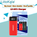LiitoKala Lii-MP2 21700 18650 Power Bank QC3.0 Fast Charging Type-C INPUT USB Charger 20700 Mobile Power LCD Battery Charger