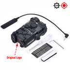 Tactical Nylon EOTEC OGL Red Dot Laser Indicator Blue Green IR PEQ-15 with OGL White Strobe Flashlight for Airsoft Gun Rifle