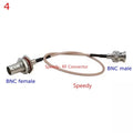 75 Ohm RG179 Pigtail Cable BNC Male Straight Right angle To BNC Male Female for HD-SDI 3G-SDI Vedio CCTV Camera Camcorder  RF