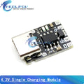 Ultra-mini Type-C USB Charger Module DC 5V 1A Charging Board For 1S 4.2V / 4.35V 18650 Lithium Li-on Battery Protection Board