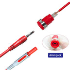 5 Piece 32A Insulation Safety 4mm Banana Plug Socket Jack Panel Mount Terminal Connector Multimeter Socket Banana Head Female