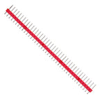 10PCS 2.54mm Blue Green Single Row Male Header 1X40Pin Connector PCB Pin Strip Breakable Pin Header for Arduino Yellow Red