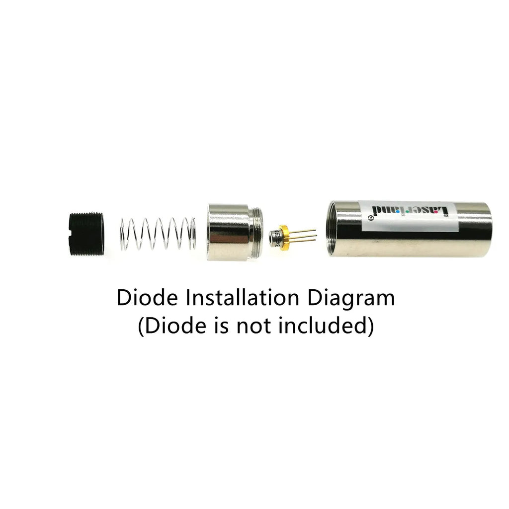 5.6mm Laser Diode Module Housing Hardware component with M9 Glass Diameter12mm