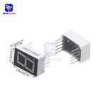 diymore 5PCS/Lot 0.56" 7 Segment 1 Bit Red LED Digital Display Common Anode / Common Cathode LED Digital Tube Red for Arduino