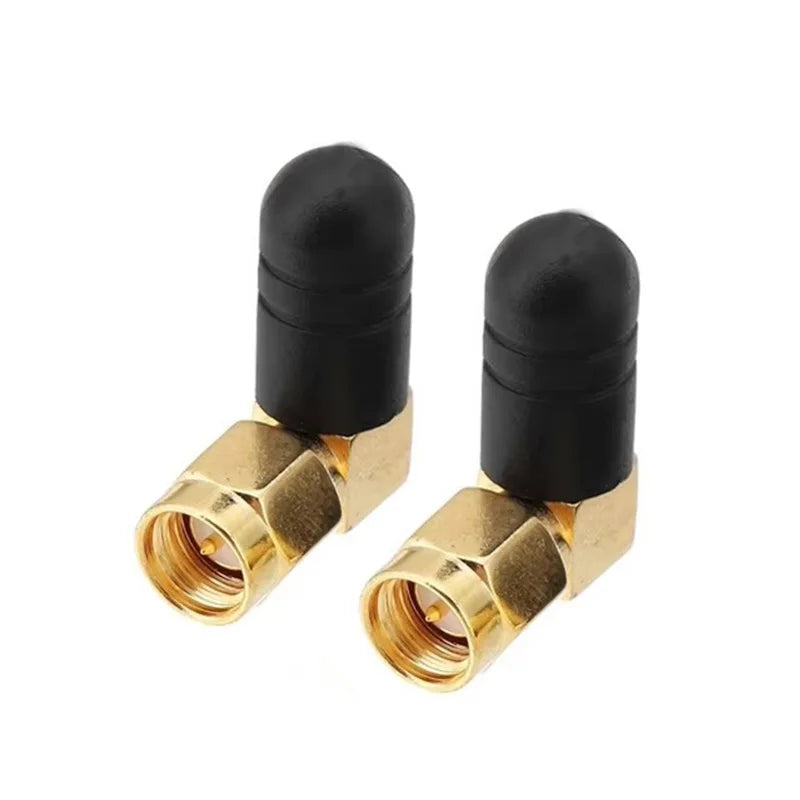 2PCS 2.4G Mini WiFi Antenna 2dBi SMA Male Connecter for Motherboard  Modem USB Adapter AP Client FPV Transmitter Extender