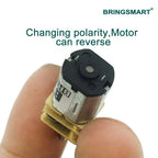Bringsmart 3V 6V 12V 15-1500RPM N20 DC Gear Motor Reversed Control Low Noise for DIY Electronic Equipment Toys Mini Machine