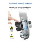 XB2 Series Metal Button Switch Self Reset Small Mushroom Head Middle Seat Emergency Stop 22mm Knob Key Start Inching Power on