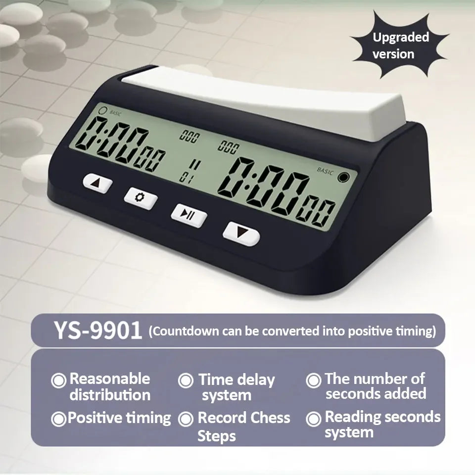 YS9901/YS902 Multipurpose Portable Professional Chess Clock Digital Chess Timer Game Timer