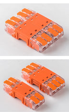 JINH CMK64 Series 18Pcs Mini Quick Connector Universal Compact Push-in Terminal Block Standard Solid Flexible Wires
