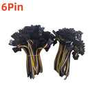 100Pairs 2pin/3pin 4pin 5pin 6Pin JST Male To Female Led Connector 15cm Wire for 2811 5050 RGB RGBW RGBCCT Led Strip Lamp Driver