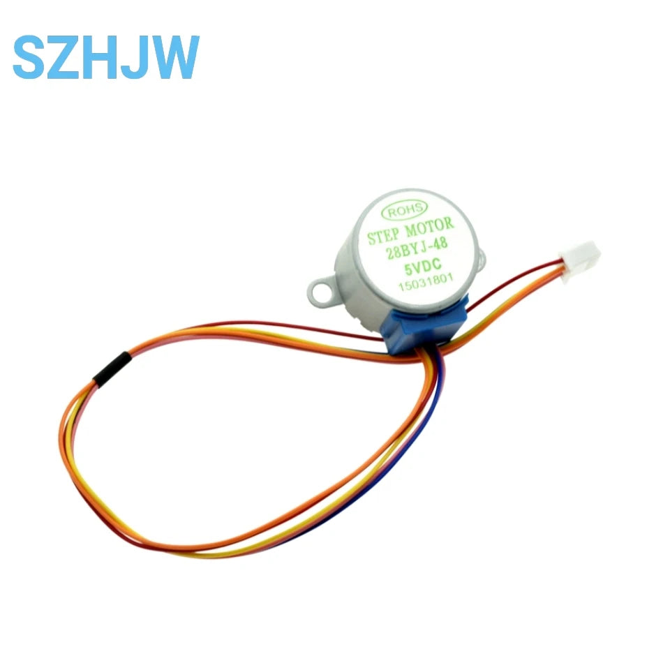 5V 28BYJ-48 Stepper Motor with ULN2003 Driver Board Test Module for Arduino Uno R3 Mega PIC MCU 4-Phase Step Motor DIY Kit
