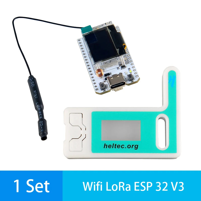 Wifi LoRa ESP 32 V3 with Case 868-915MHZ ESP32 Oled SX1262 0.96 Inch Blue OLED Display Development Board for Arduino