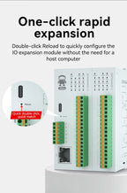 Distributed Remote IO Module RJ45 RS485 AI/DI/DO Modbus TCP RTU CDSENT M31-U Series Switch Analog Input/Ouput Rail Installation