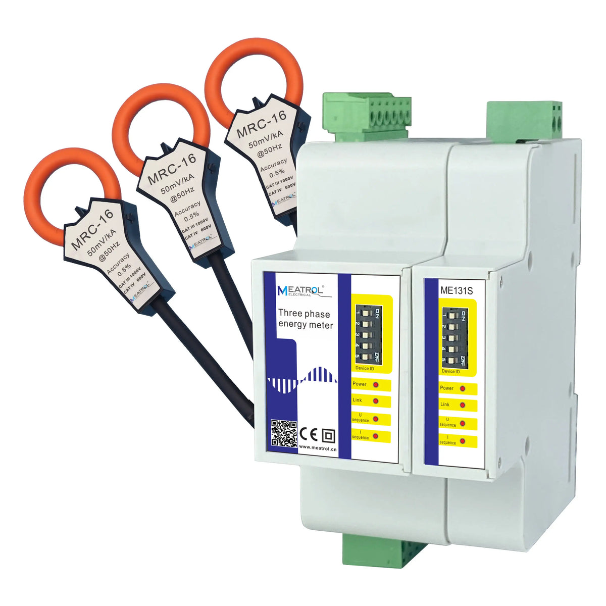 Multi Sensors Power Meter ME131 Multi-Circuit Smart Multi Function Meter Rogowski Coil Electricity Energy Meter