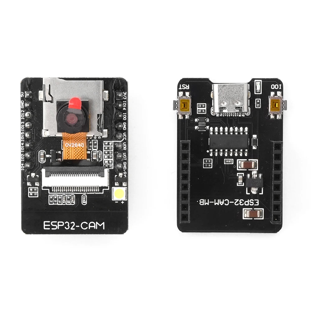 ESP32-CAM ESP32-CAM-MB Type-C ESP32 Serial to WiFi CAM Development Board FT232/CH340 5V Bluetooth+OV2640 Camera