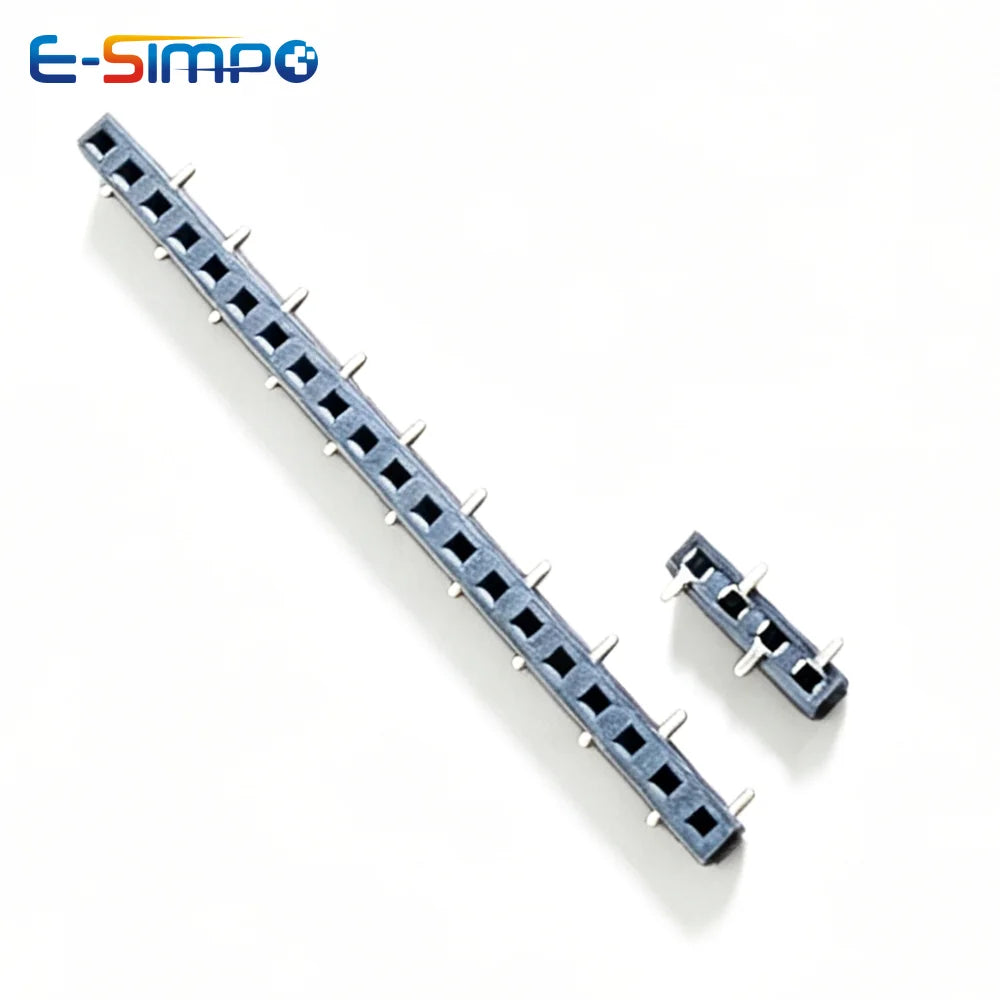 50pcs 2.54mm Single Row Vertical SMD Short Low Profile Insulation 3.5mm 1x2/3/4/5P 6P 7P-40P Rohs Gold Female Socket Connector