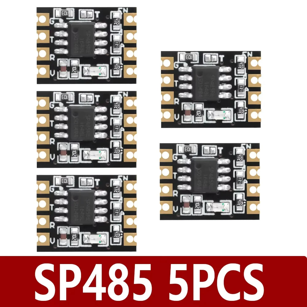 1~5PCS TTL to RS485 Communication Module (ZY-MAX485/SP485): 5V Level Conversion – Compatible for Arduino