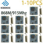 1-10PCS Lora 868M/915Mhz Module SX1276 Wireless Transceiver Module spread Spectrum Long-Range Wireless Communication LORA/GFSK