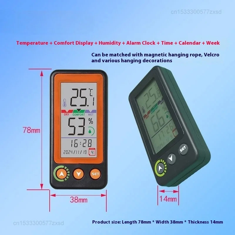 Camping Digital Thermometer Hygrometer Indoor Room Camping Mini Temperature Humidity Meter Sensor Gauge Weather Station Outdoor