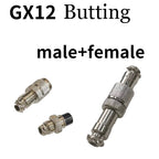 GX12 GX16 GX20 2/3/4/5/6/7/8/9/10 Pin Male Female Butting Wire Cable Circular Aviation Socket Plug Panel Connector Dropshipping