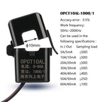 NJXSE OPCT10AL 1000/1 2000/1 3000/1 Clamp Sensor 5A 10A 20A 30A 50A 60A 80A High Quality AC CT Split Core Current Transformer