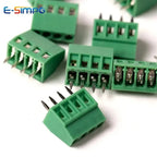 10PC KF128 2.54mm 0.1" Mini Terminal PCB Board Connector for Wire 2/3/4/5/6/7/9/10/12/14/16P Screw Terminal Block 26-18AWG Cable