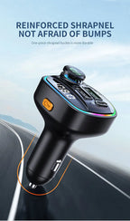 Bluetooth Handsfree FM Transmitter Car Radio Modulator MP3 Player With 22.5W USB Super Quick Charge Adapter for Car